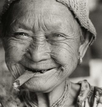 Old Thai Lady Seems Perfectly Content Living on the Edge of Subsistence